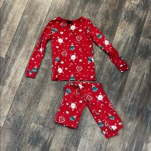 H&M Red and Green Pajama Set